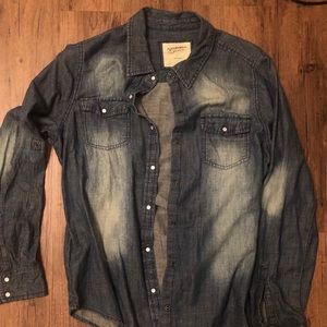 Denim button up shirt